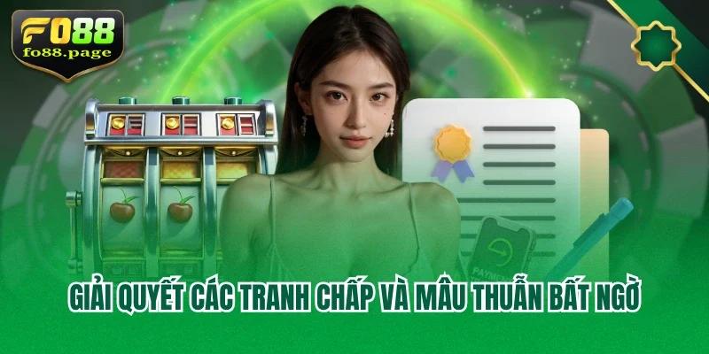 Giải quyết các tranh chấp và mâu thuẫn bất ngờ