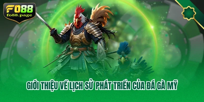 Giới thiệu về lịch sử phát triển của đá gà Mỹ