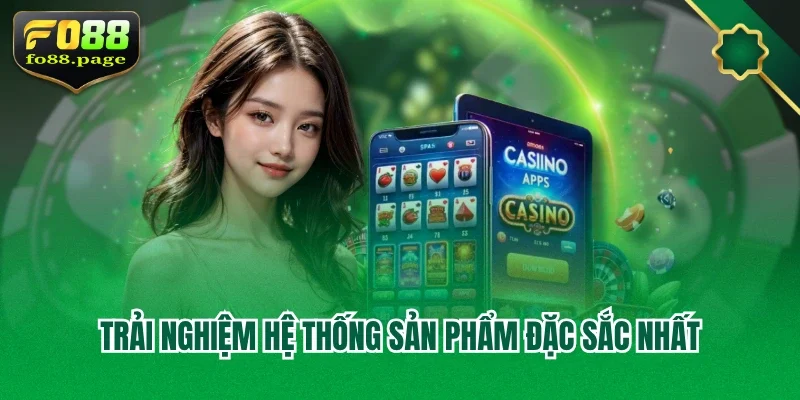 Trải nghiệm hệ thống sản phẩm đặc sắc nhất